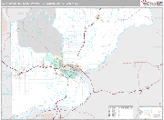 Kennewick-Richland Wall Map Premium Style